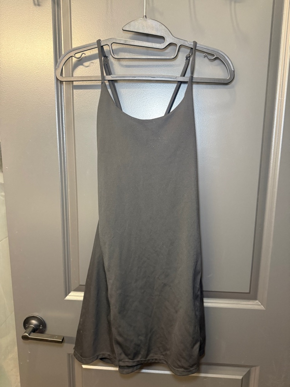 Tennis Dress Spaghetti Straps Black Size Small